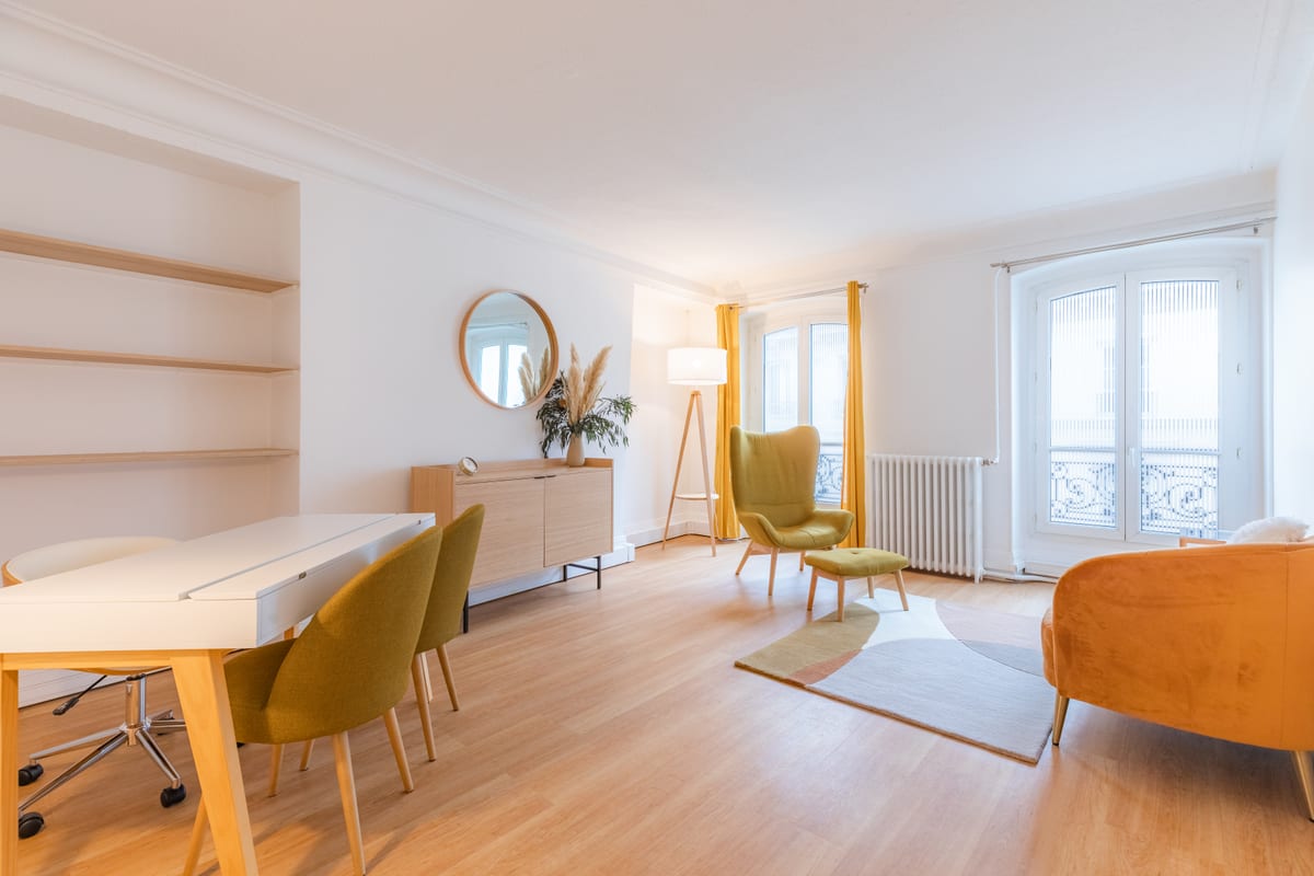 Salle d’attente d’un centre WeKare à Paris