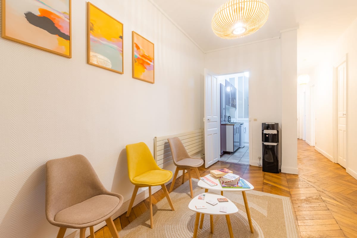 Espace commun du centre WeKare Saint-Georges, Paris 9e